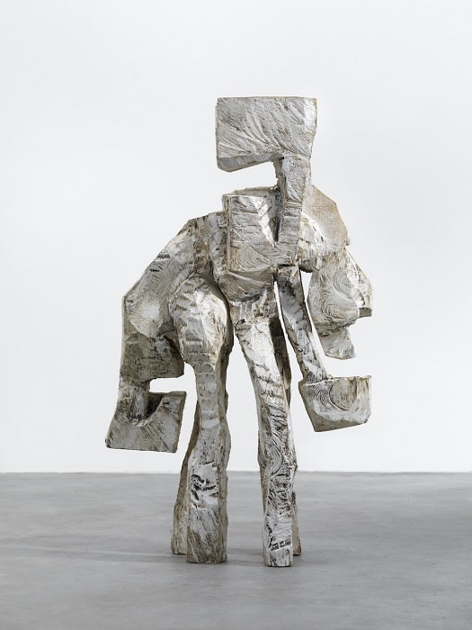 ART AT BERLIN - Hack, Steinbock, 2012, Pappel, weiß gefasst, 112 x67 x32 cm_©Bernd Borchardt Kopie-min