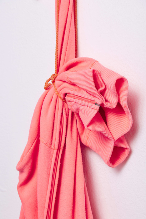 ART at Berlin - Haverkampf Leistenschneider - NEXT BUT TWO - Anna Grath, Helin (detail), 2025, glass, plastic, textiles Photo Rob