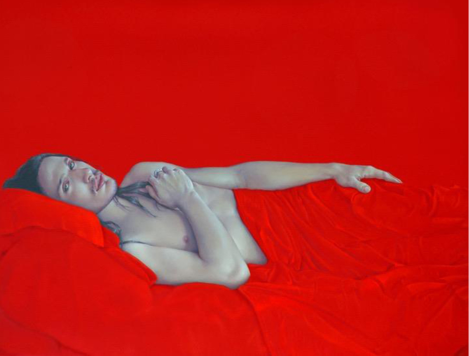 ART at Berlin - Brockstedt - Salustiano_Presente Pluscuamperfecto_(Marcos Tumabado)_152 x 118 cm_Öl, Pigmente,Acryl_Lwd