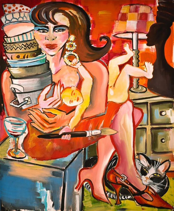 ART-at-Berlin---Courtesy-Galerie-Deschler---Elvira-Bach-2007