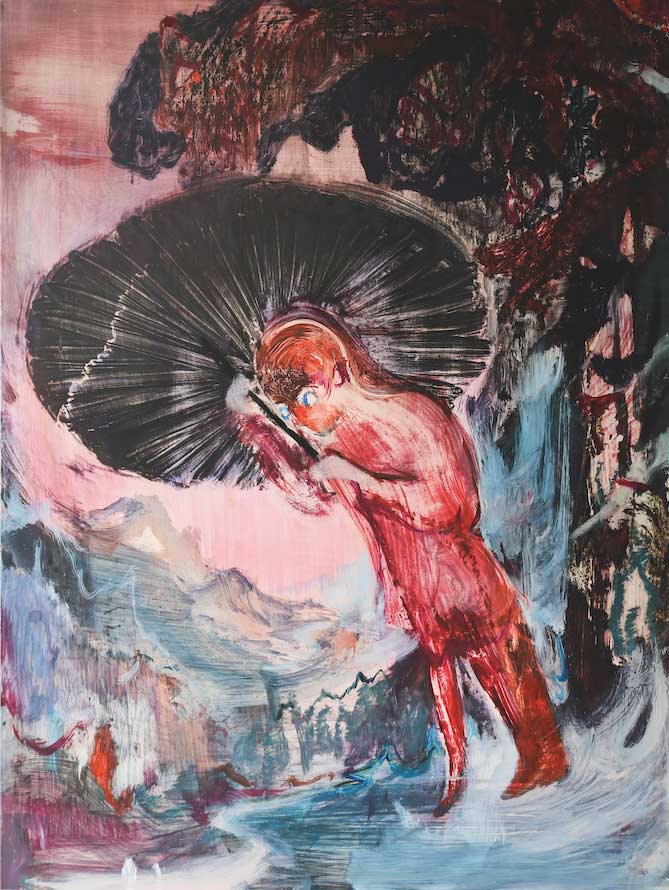 ART at Berlin - Courtesy of Galerie Eigenheim - Rao Fu - Im Regen - 2020