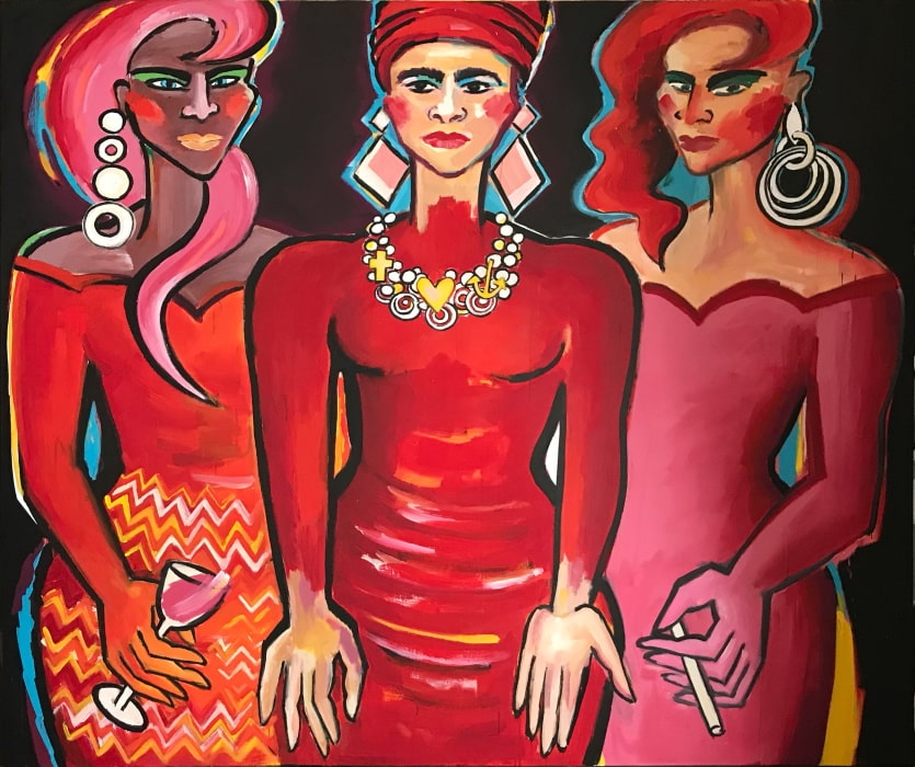 Elvira Bach + Ingrid Honneth geb. Bach GALERIE SCHMALFUSS ART