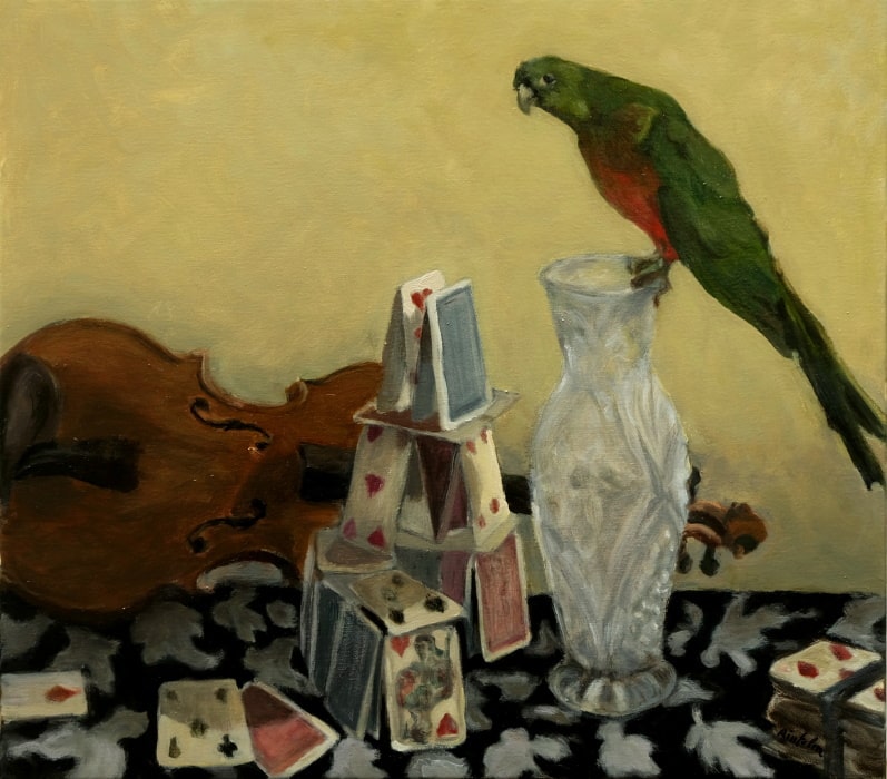 ART at Berlin - Courtesy of janinebeangallery - Petra Rintelen - Stilleben mit Papagei 2017