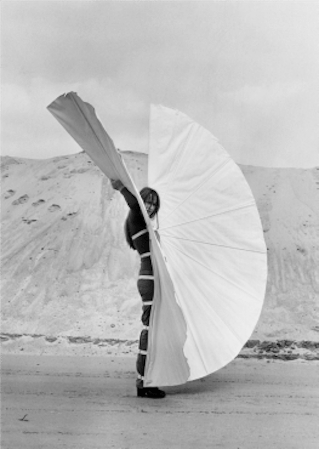 ART at Berlin - Courtesy of the artist -Rebecca Horn - Weisser Koerperfaecher -1972