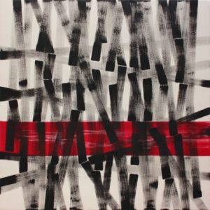 ART at Berlin - Galerie Anna 25 - Bernhard Paul - modus vs3 - 2017 - Acryl auf Leinwand 90 x 90 cm