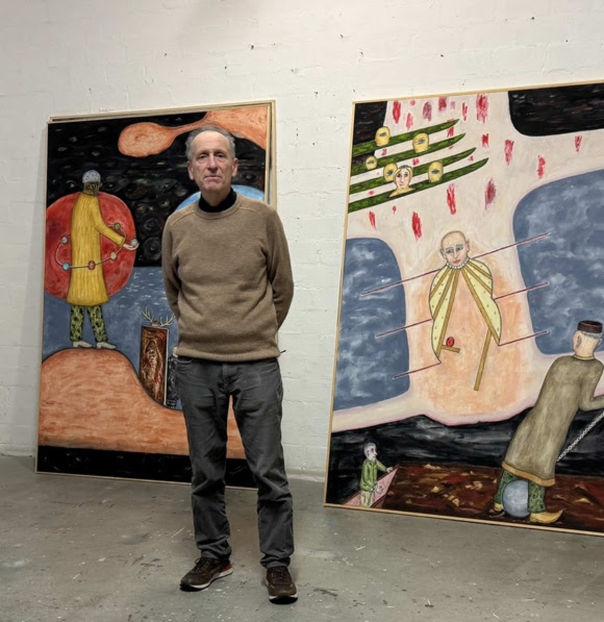 ART at Berlin - Galerie Haans Berlin - Peter Bömmels in seinem Atelier, 2025