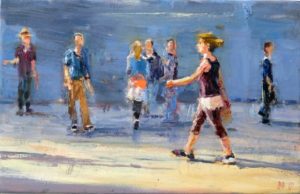 ART at Berlin - Kunst Ausstellung Berlin - Galerie Mutare - Barbara Burck - Passanten 2018