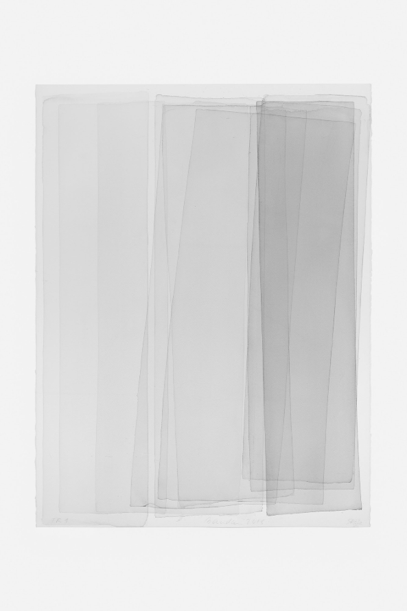 ART at Berlin - Galerie Thomas Fischer- Joachim Bandau, Watercolor, 2019, Watercolor, 76 x 57 cm