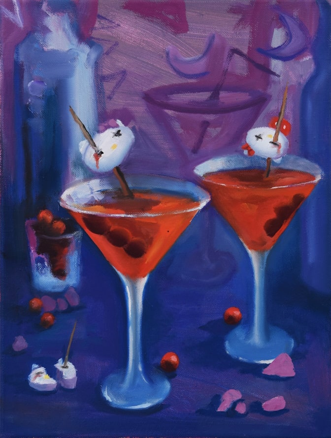 ART at Berlin - aquabitArt Galerie - Zohair Fraiman - Cocktail Kitty 2019-min