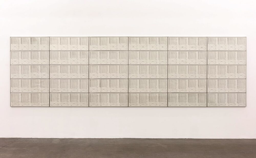 ARTatBerlin - Galerie Crone - Hanne Darboven - Ein Jahrhundert I B - Foto Marcus Schneider