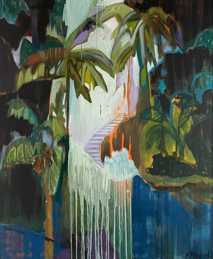 ARTatBerlin - Galerie Schindler - Rosanna Burford - Tropical Ascent (after Doig)