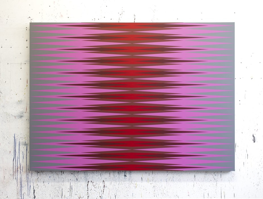 ARTatBerlin - Luisa Catucci - Pablo Griss. - Diamagnetic Intervention. Burgundy and Rose.181x250cm