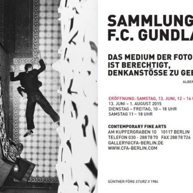 Sammlung F.C. Gundlach | Contemporary Fine Arts | 13.06.-01.08.2015