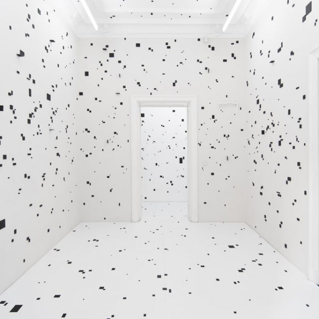 Esther Stocker | Anarchy of Forms | drj art projects | 08.09.-02.11.2019 – extended until 16.11.2019!