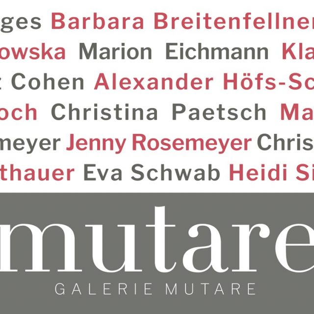 Collagen und Papierschnitte | Gruppenausstellung | Galerie mutare | 09.10.-21.11.2026