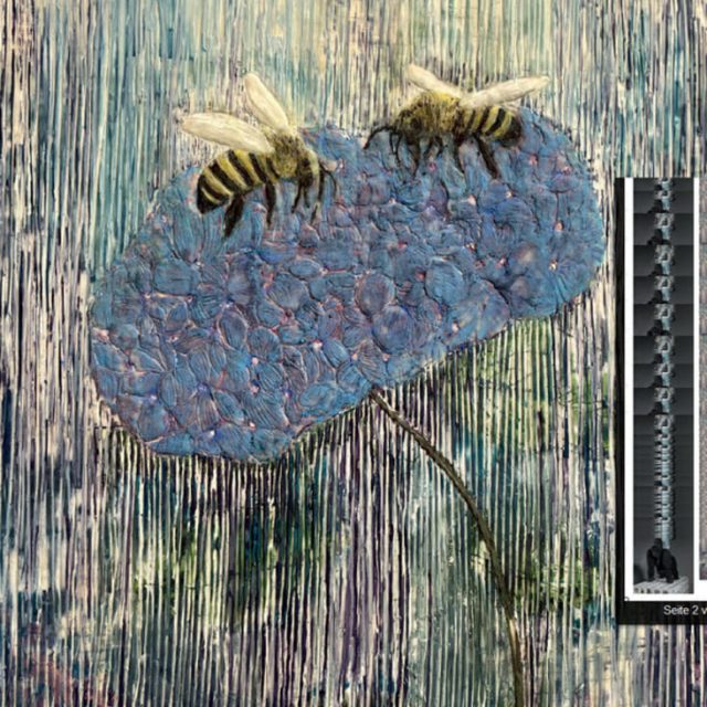 Heike Jeschonnek + Lothar Seruset | Zeichnungen in Wachs / Holzskulpturen + Keramiken | Galerie Tammen | 06.09.–11.10.2025