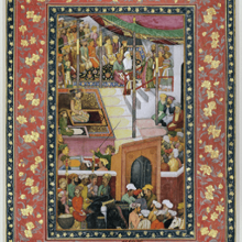 Behaglich: Teppiche in indischen Miniaturmalereien | Museum für Islamische Kunst | 20.10.2017–26.01.2018