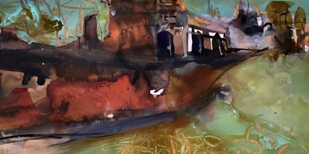 Inge H. Schmidt und Krzysztof Płaza | DREI PERLEN. UND EIN SEE. UZBEKISTAN – in Malerei und Fotografie | Q Gallery | 19.10.-16.11.2024