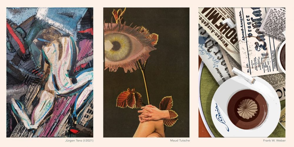 VOYAGE COLLAGE II | Samira Freitag, Jürgen Tenz (1942–2021), Maud Tutsche, ARATORA, Christiane Kowalewsky | Galerie feinart berlin | 20.02.–21.03.2026