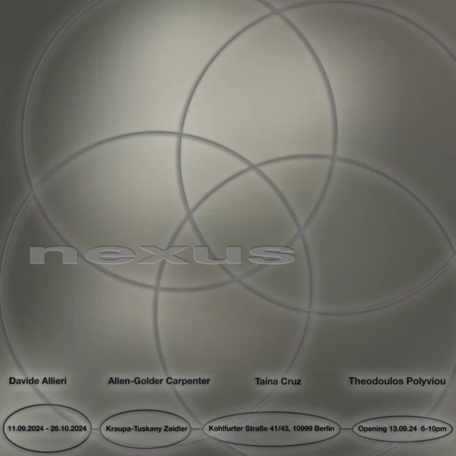 NEXUS | Kraupa-Tuskany Zeidler | 11.09.–26.10.2024