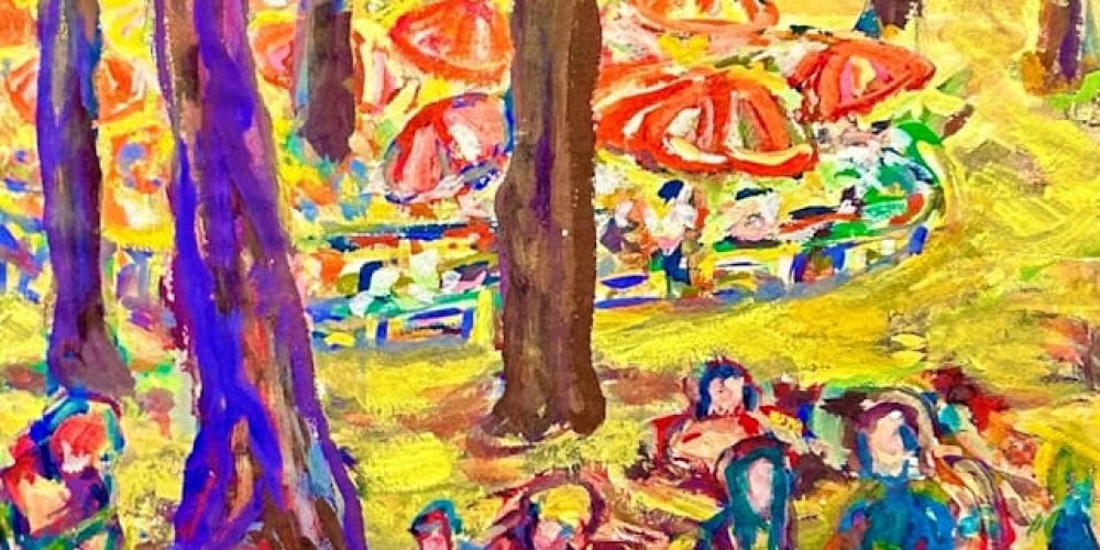 NEWS ++ Senta Minzlaff. Von der Lust an der Farbe und der „Kunst“ des Vergessens