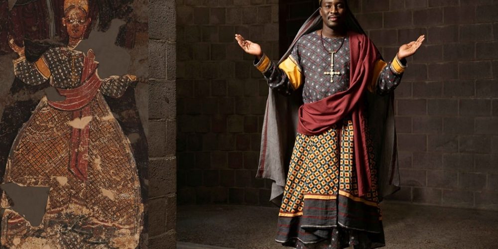 NEWS ++ In Pracht gehüllt. Rekonstruktionen mittelalterlicher Gewänder aus Nubien – Bode-Museum | 06.02.-12.04.2025